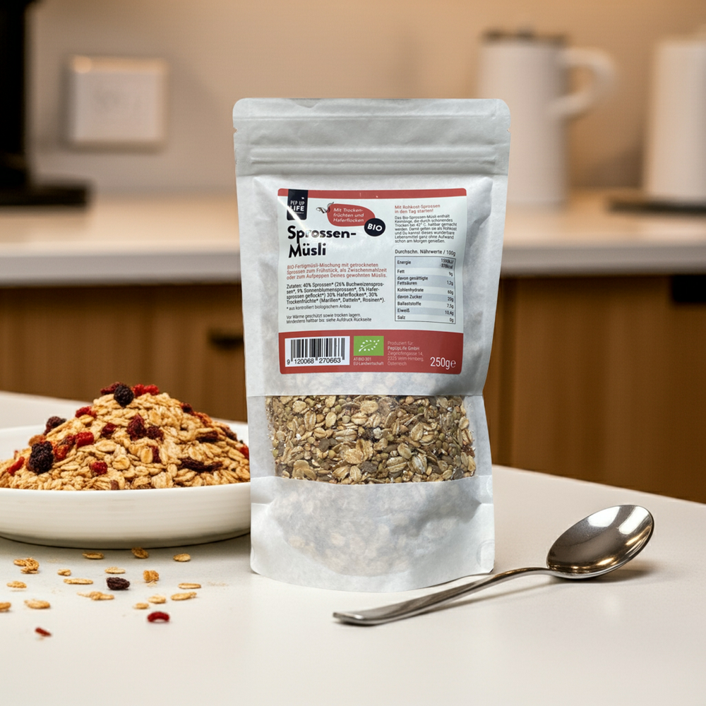 Müsli mit gekeimten Sprossen, Bio, 250g