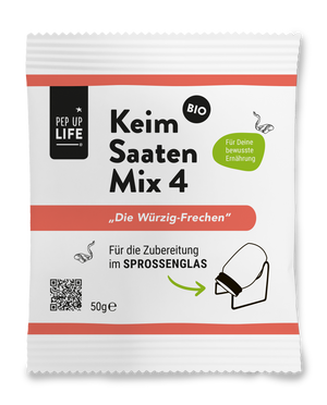 BIO Keimsaaten MIX4 - Die Würzig Frechen - 50g