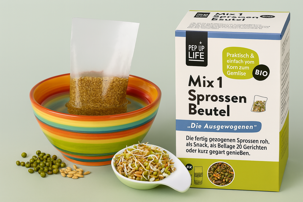 Sprossenbeutel MIX 1 - 4x20g Beutel