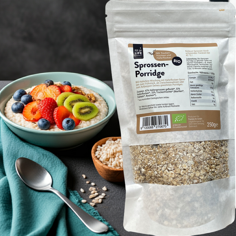 Porridge with sprouted sprouts, organic, 250g