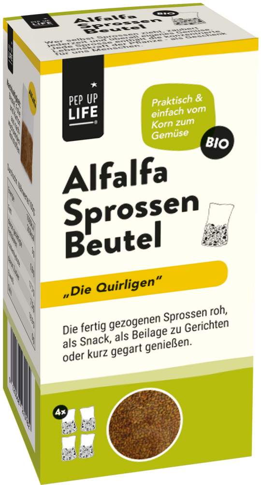 Sprossenbeutel ALFALFA - 4x12g Beutel