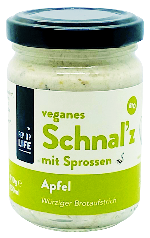 Schnal'z with sprouts - apple, vegan, organic, 110g