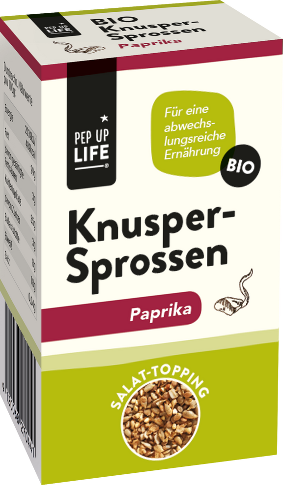Knusper Sprossen PAPRIKA, Bio, 100g