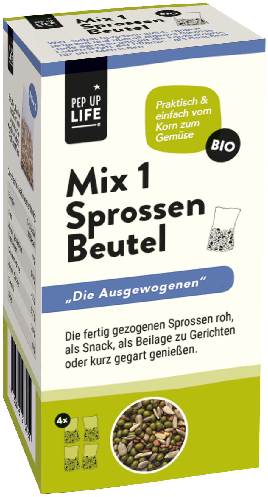 PepUpLife Sprossenbeutel