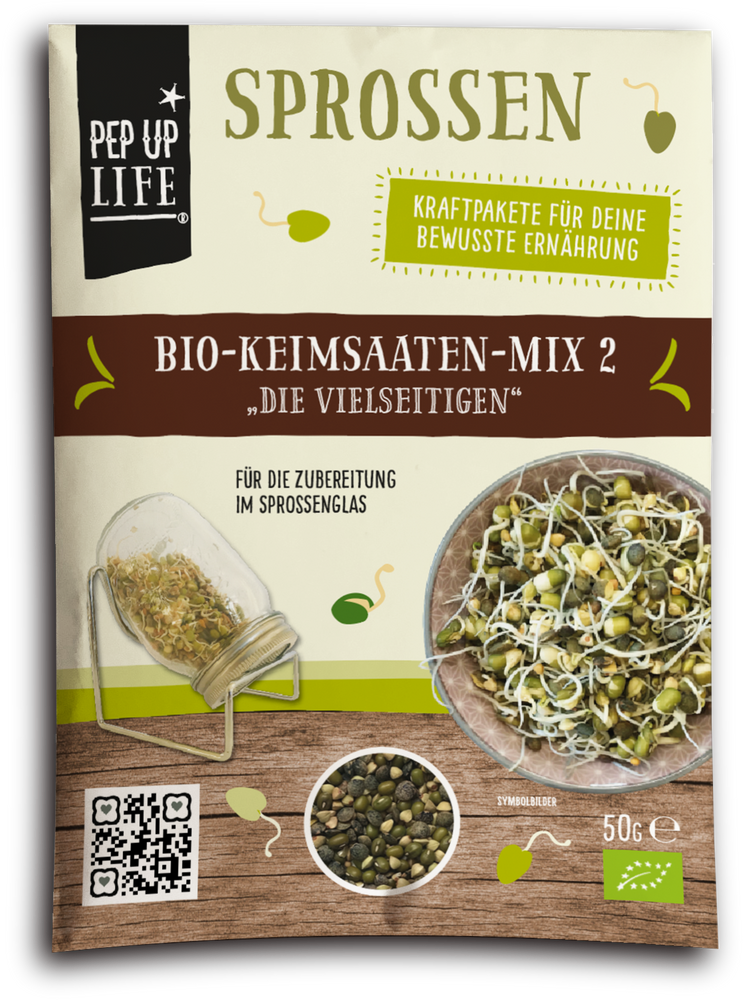 ORGANIC germination seeds MIX2 - The versatile one - 50g
